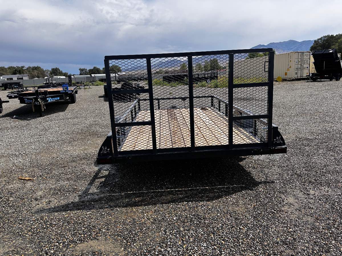 2026 Iron Bull UTB8312 New utility trailer, 12'X83", 2,990 lb GVWR, for sale at The Trailer Store in Winnemucca, Nevada (I-80), stock #IB-16175 — axles and undercarriage