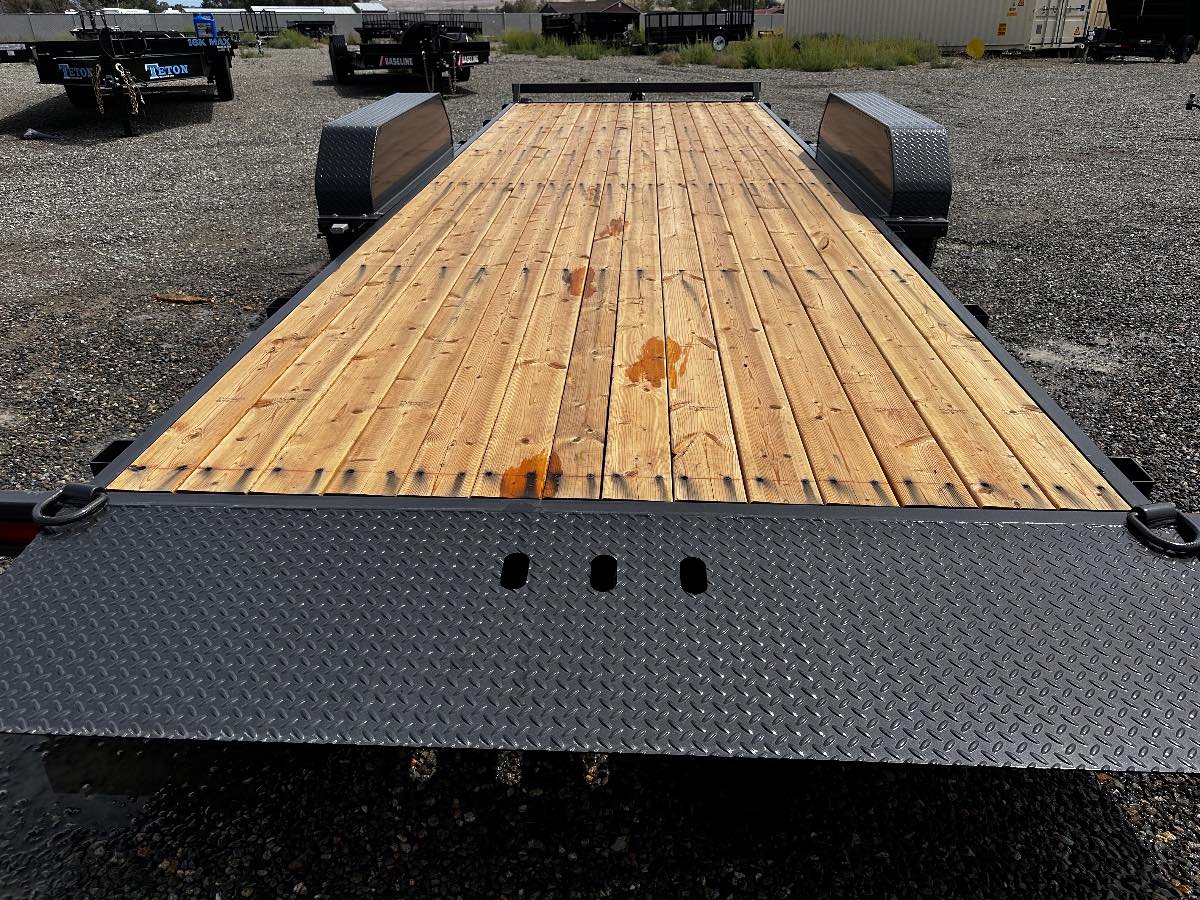 2027 Summit Trailers C5TB720TA3-RF New tilt deck trailer, 20'X83", 9,990 lb GVWR, for sale at The Trailer Store in Winnemucca, Nevada (I-80), stock #SUM-20354 — optional equipment detail