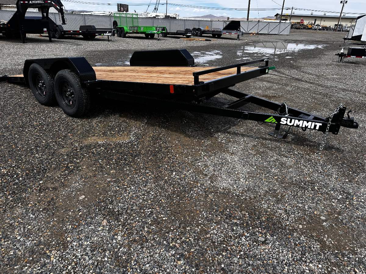 2027 Summit Trailers A4TB716TA2-RF New tilt deck trailer, 16'X82", 7,000 lb GVWR, for sale at The Trailer Store in Winnemucca, Nevada (I-80), stock #SUM20351 — interior or cargo area