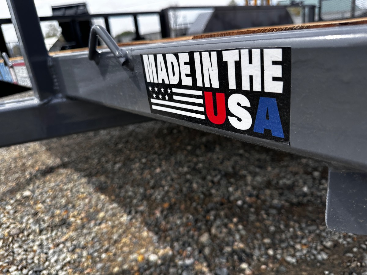 2026 Teton 82X14 UTILITY New utility trailer, 82X14', 7,000 lb GVWR, for sale at The Trailer Store in Winnemucca, Nevada (I-80), stock #TTS-F400781 — deck and bed detail