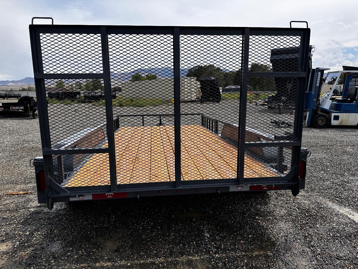 2026 Teton 82X14 UTILITY New utility trailer, 82X14', 7,000 lb GVWR, for sale at The Trailer Store in Winnemucca, Nevada (I-80), stock #TTS-F400781 — optional equipment detail