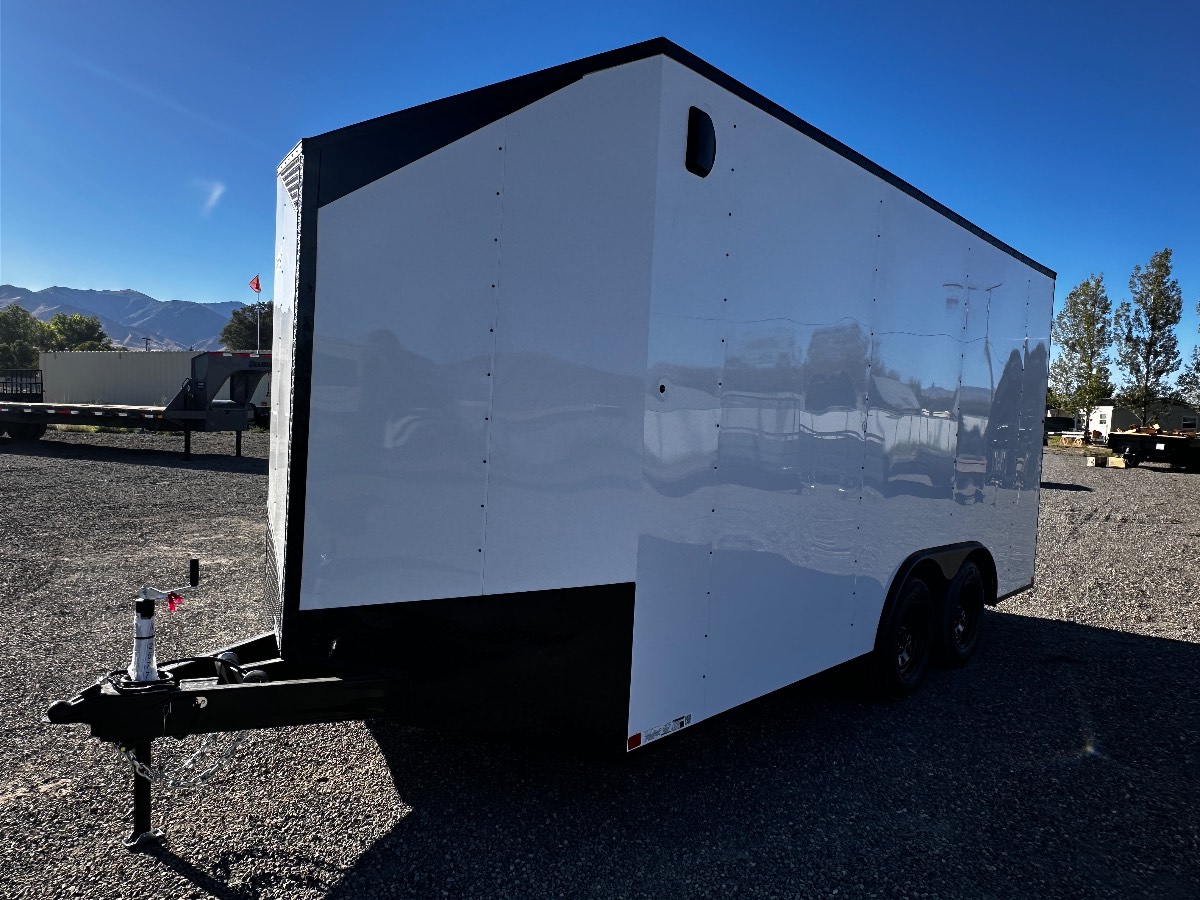 2026 Carry-On 8.5X16CTD7K New cargo trailer, 16X8.5', 7,000 lb GVWR, for sale at The Trailer Store in Winnemucca, Nevada (I-80), stock #TTS-N012577 — axles and undercarriage