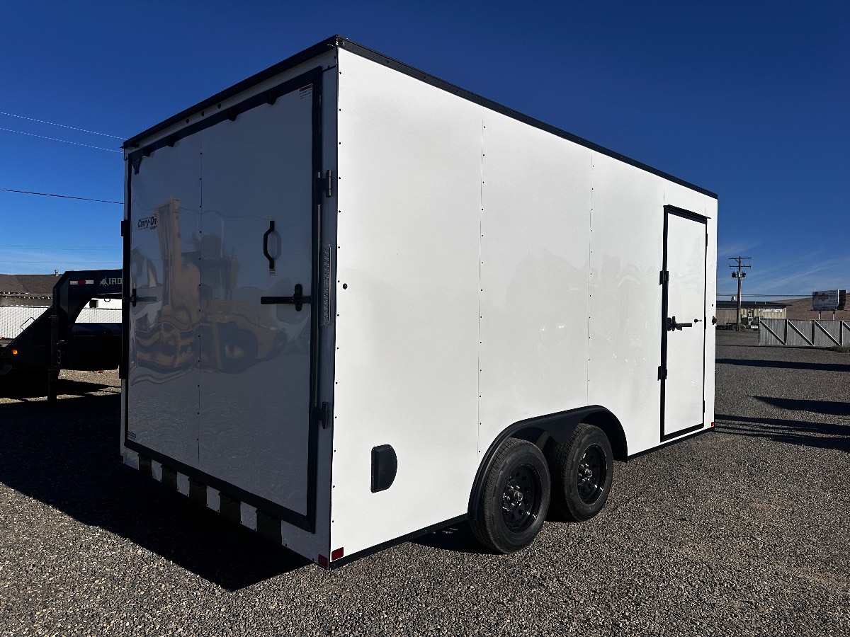 2026 Carry-On 8.5X16CTD7K New cargo trailer, 16X8.5', 7,000 lb GVWR, for sale at The Trailer Store in Winnemucca, Nevada (I-80), stock #TTS-N012577 — front view