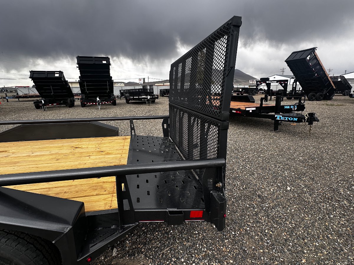 2026 Diamond C GTU 235 14X83 New utility trailer, 14'X82", 7,000 lb GVWR, for sale at The Trailer Store in Winnemucca, Nevada (I-80), stock #TTS-T1312787 — deck and bed detail