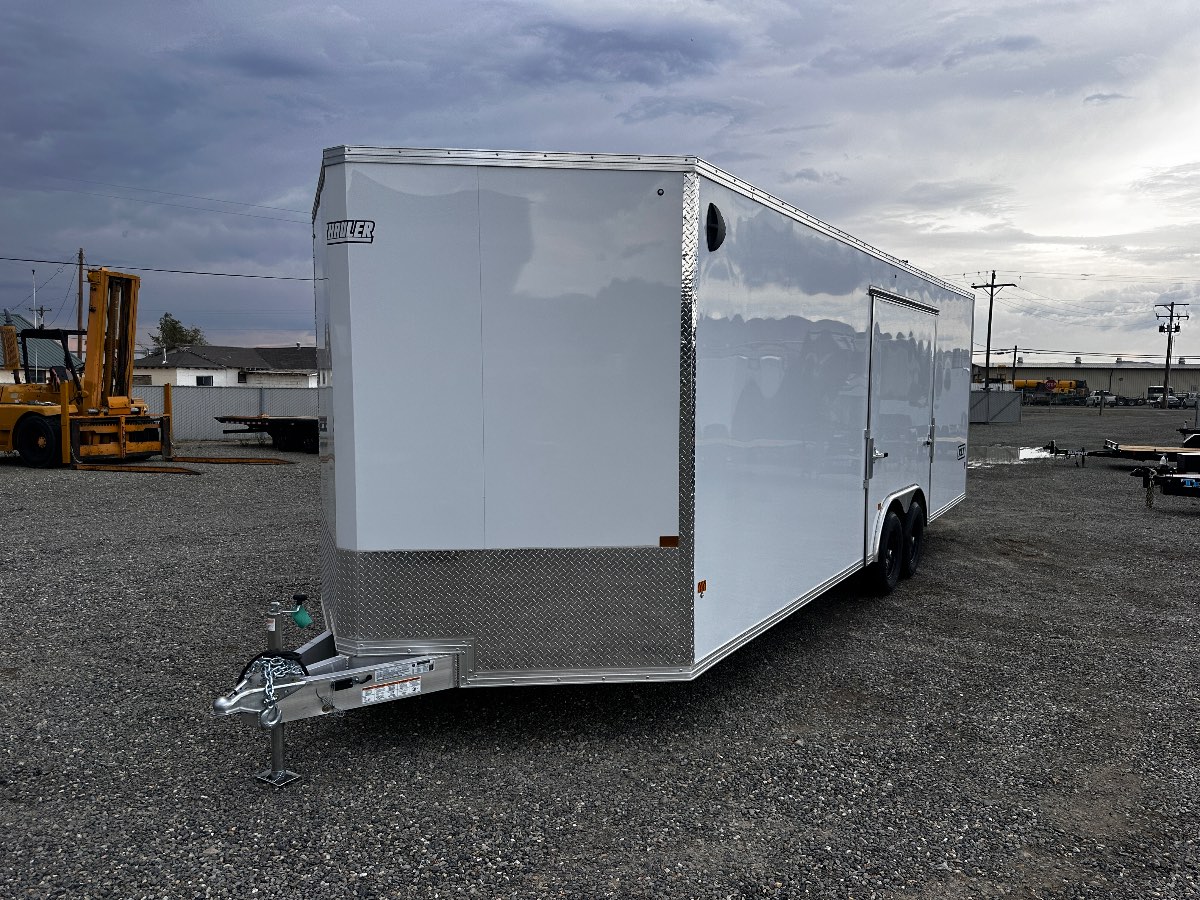 2026 EZ Hauler EZEC8.5X24CH-IF New cargo trailer, 8.5X24, 9,990 lb GVWR, for sale at The Trailer Store in Winnemucca, Nevada (I-80), stock #TTS-B053962 — front view