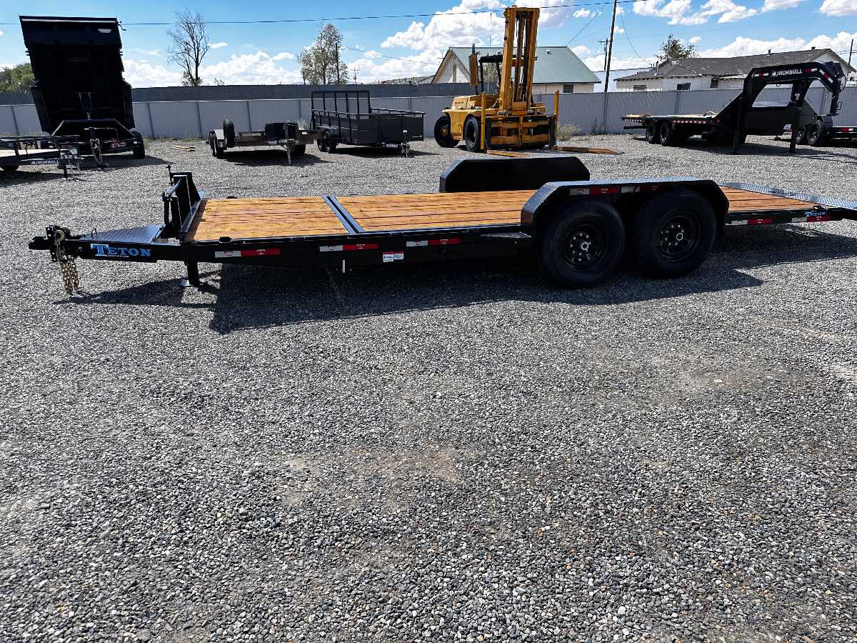 2026 Teton 20' tilt 16+4' New tilt deck trailer, 20', 14,000 lb GVWR, for sale at The Trailer Store in Winnemucca, Nevada (I-80), stock #TTS-F400396 — interior or cargo area