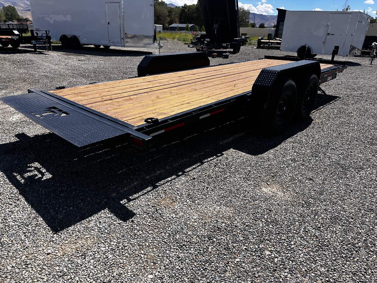 2025 Teton 20' FULL TILT New tilt deck trailer, 20', 16,000 lb GVWR, for sale at The Trailer Store in Winnemucca, Nevada (I-80), stock #TTS-F400860 — optional equipment detail
