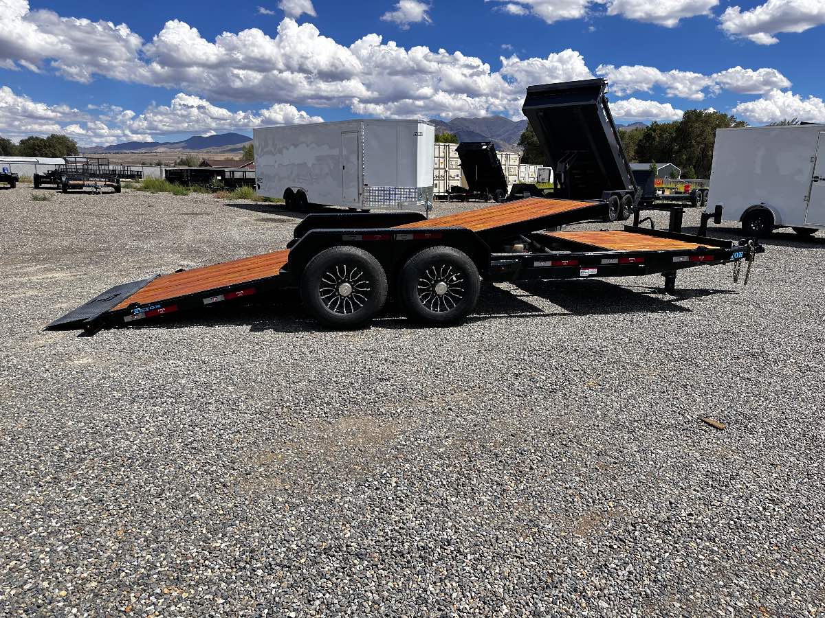 2026 Teton 20' (16+4’) Tilt New tilt deck trailer, 20', 14,000 lb GVWR, for sale at The Trailer Store in Winnemucca, Nevada (I-80), stock #TTS-F400329 — optional equipment detail