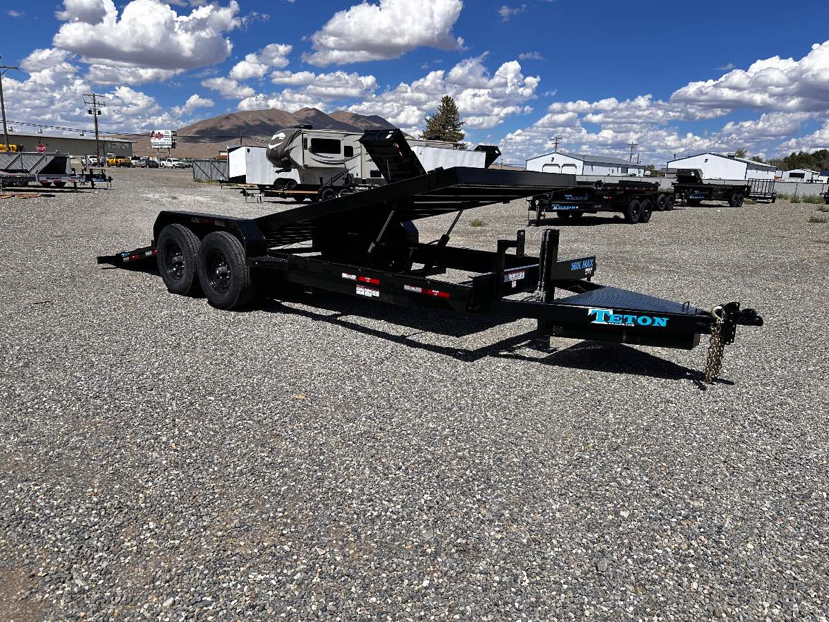 2026 Teton 20' FULL TILT New tilt deck trailer, 20', 16,000 lb GVWR, for sale at The Trailer Store in Winnemucca, Nevada (I-80), stock #TTS-F400334