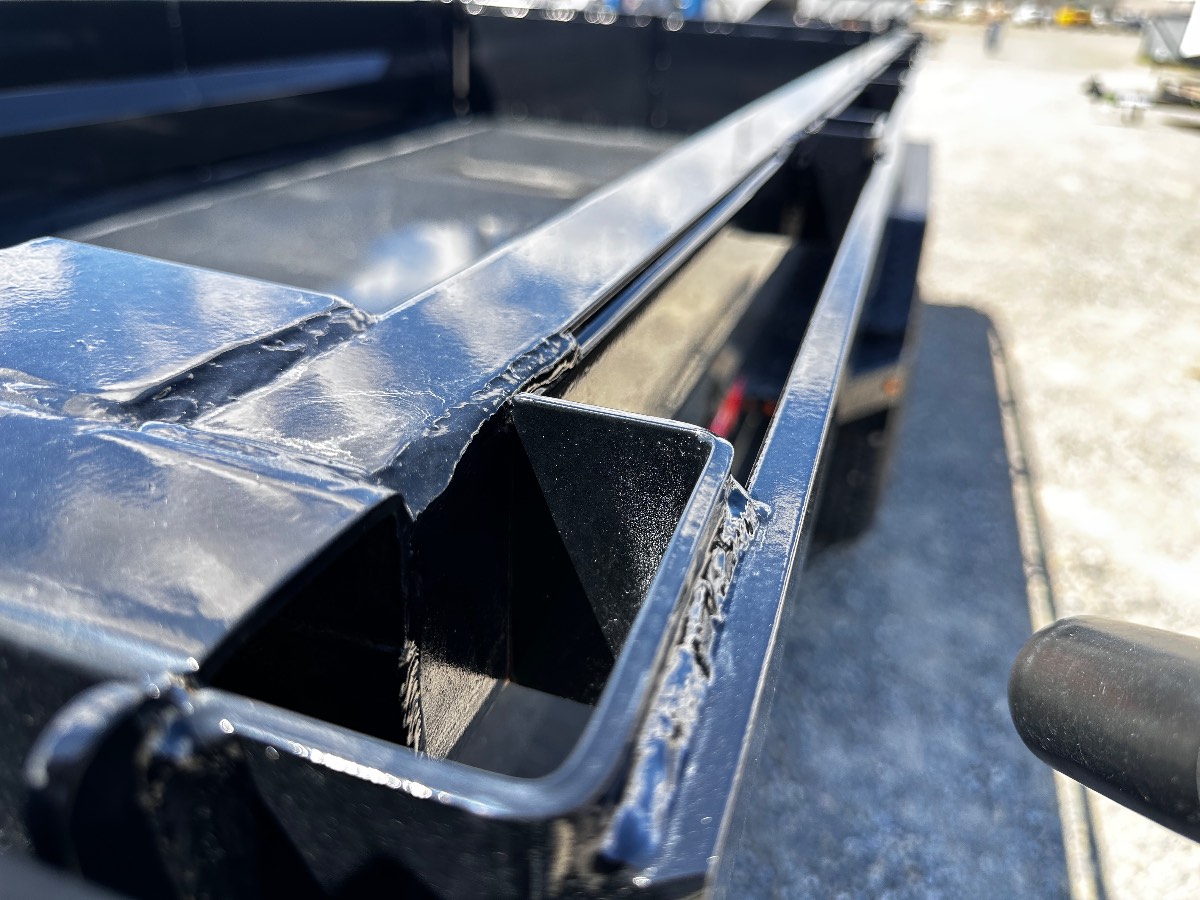 2025 Teton 14' DUMP New dump trailer, 82X14, 14,000 lb GVWR, for sale at The Trailer Store in Winnemucca, Nevada (I-80), stock #TTS-F400458 — detail photo 11