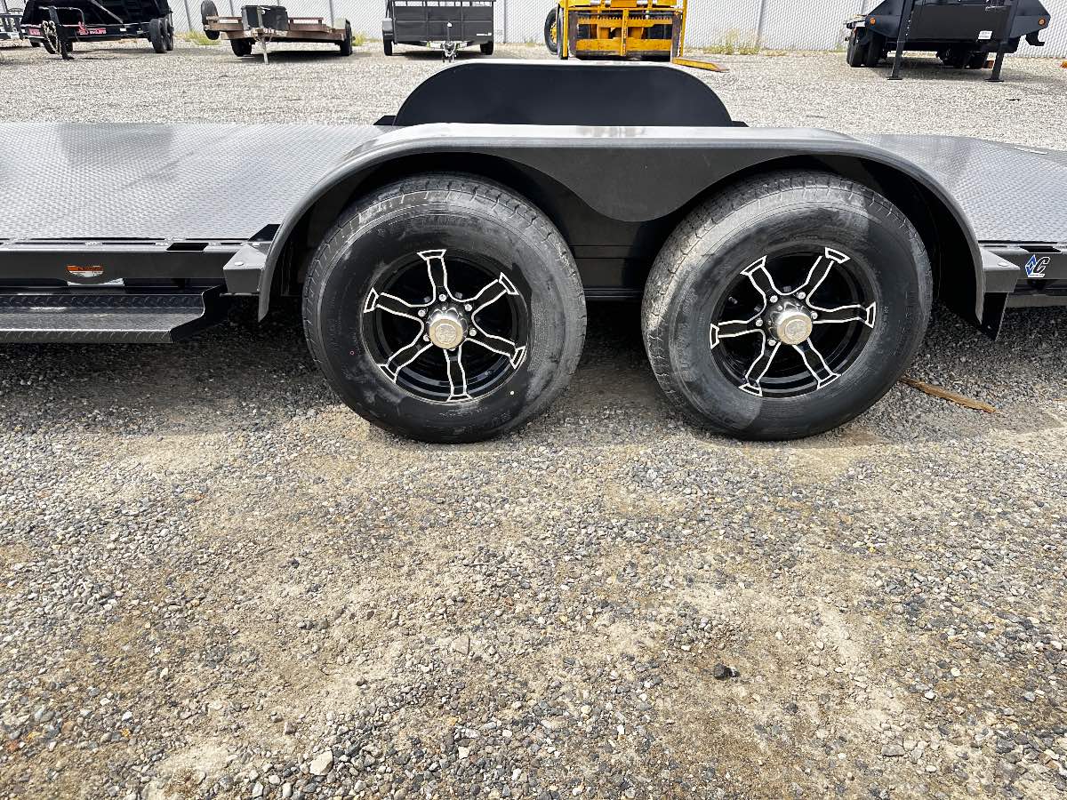 2024 Diamond C GTF 22X83 CAR HAULER New equipment / flatbed trailer, 83X22, 9,890 lb GVWR, for sale at The Trailer Store in Winnemucca, Nevada (I-80), stock #TTS-1285918 — axles and undercarriage