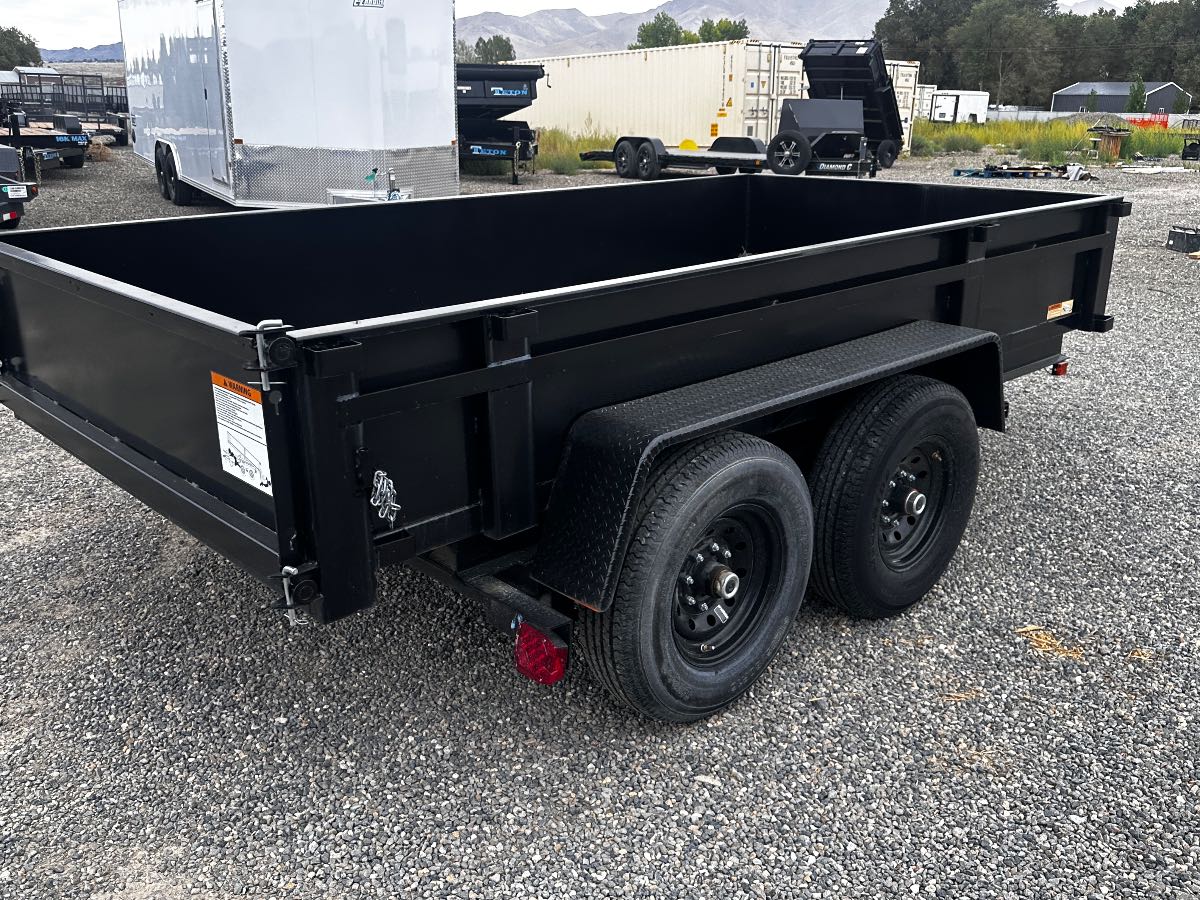 2025 Carry-On 6X12 12K DUMP New dump trailer, 72X10, 12,000 lb GVWR, for sale at The Trailer Store in Winnemucca, Nevada (I-80), stock #TTS-N000252 — optional equipment detail