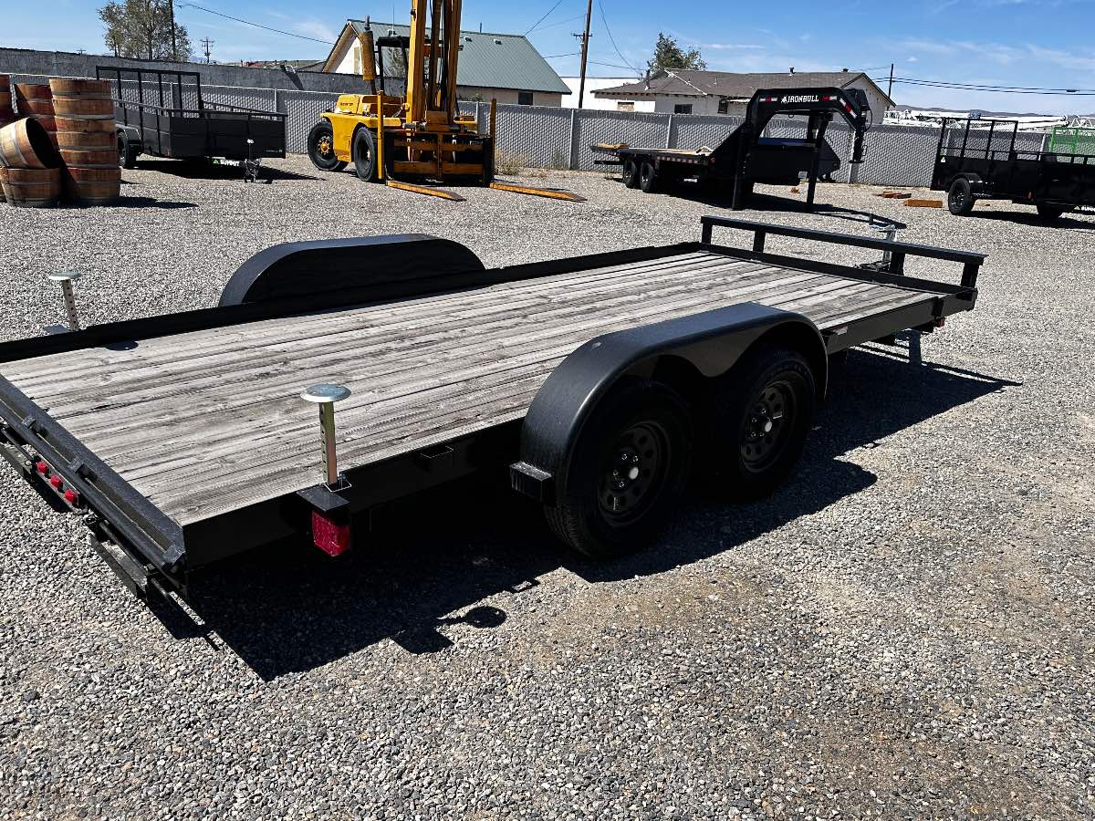 2025 Carry-On 7X16CH1BRK New equipment / flatbed trailer, 7X16, 7,000 lb GVWR, for sale at The Trailer Store in Winnemucca, Nevada (I-80), stock #TTS-N003215 — optional equipment detail