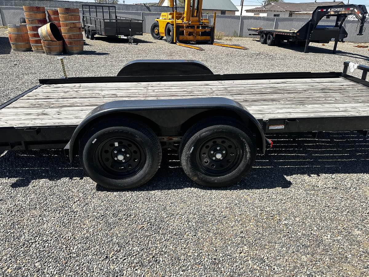 2025 Carry-On 7X16CH1BRK New equipment / flatbed trailer, 7X16, 7,000 lb GVWR, for sale at The Trailer Store in Winnemucca, Nevada (I-80), stock #TTS-N003229 — interior or cargo area