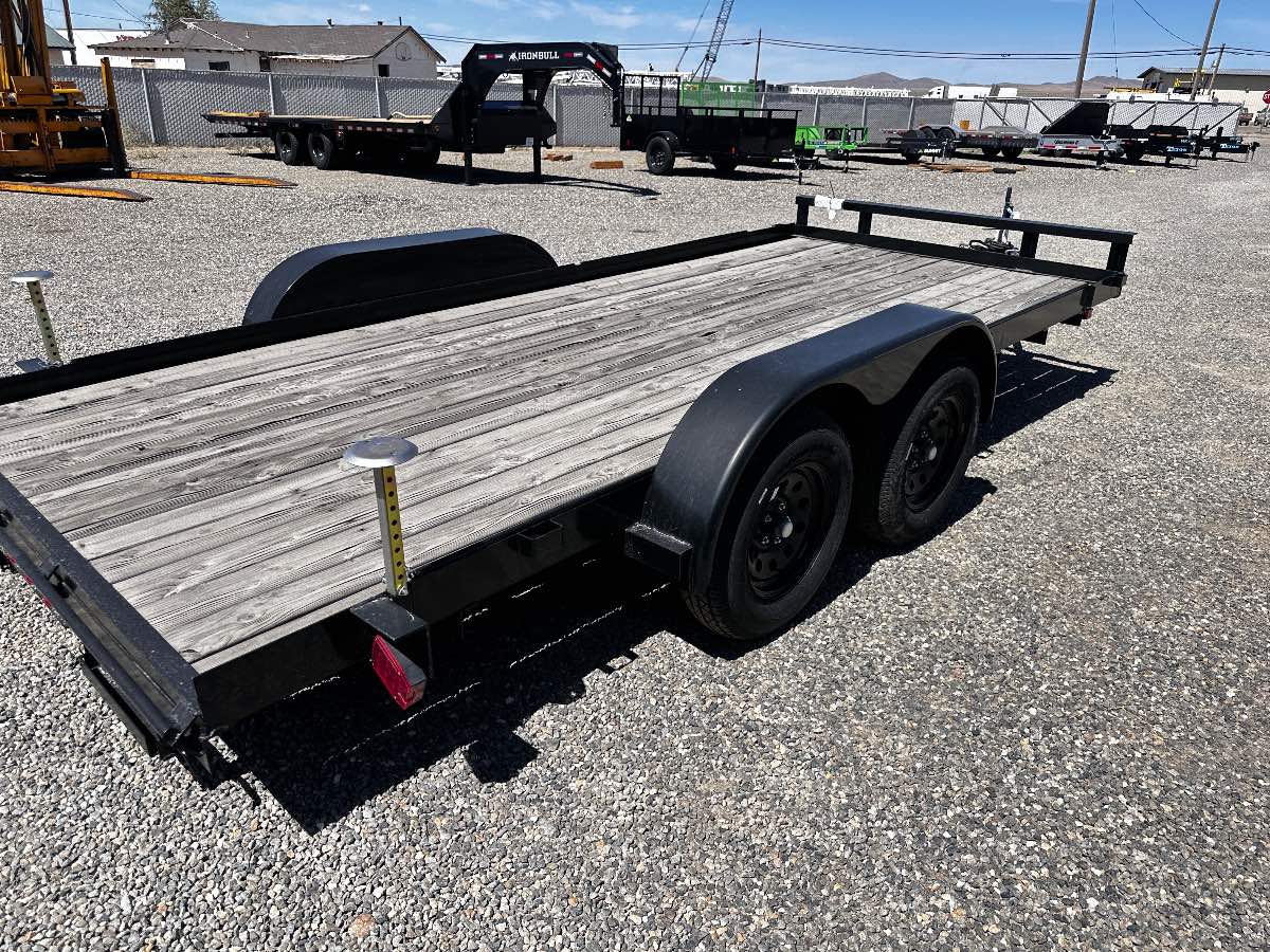 2025 Carry-On 7X16CH1BRK New equipment / flatbed trailer, 7X16, 7,000 lb GVWR, for sale at The Trailer Store in Winnemucca, Nevada (I-80), stock #TTS-N003229 — optional equipment detail