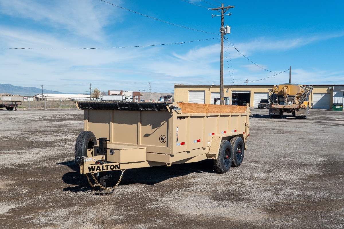 2027 Walton DHV 14' DUMP New dump trailer, 14'X82", 14,000 lb GVWR, for sale at The Trailer Store in Winnemucca, Nevada (I-80), stock #TTS-L000312