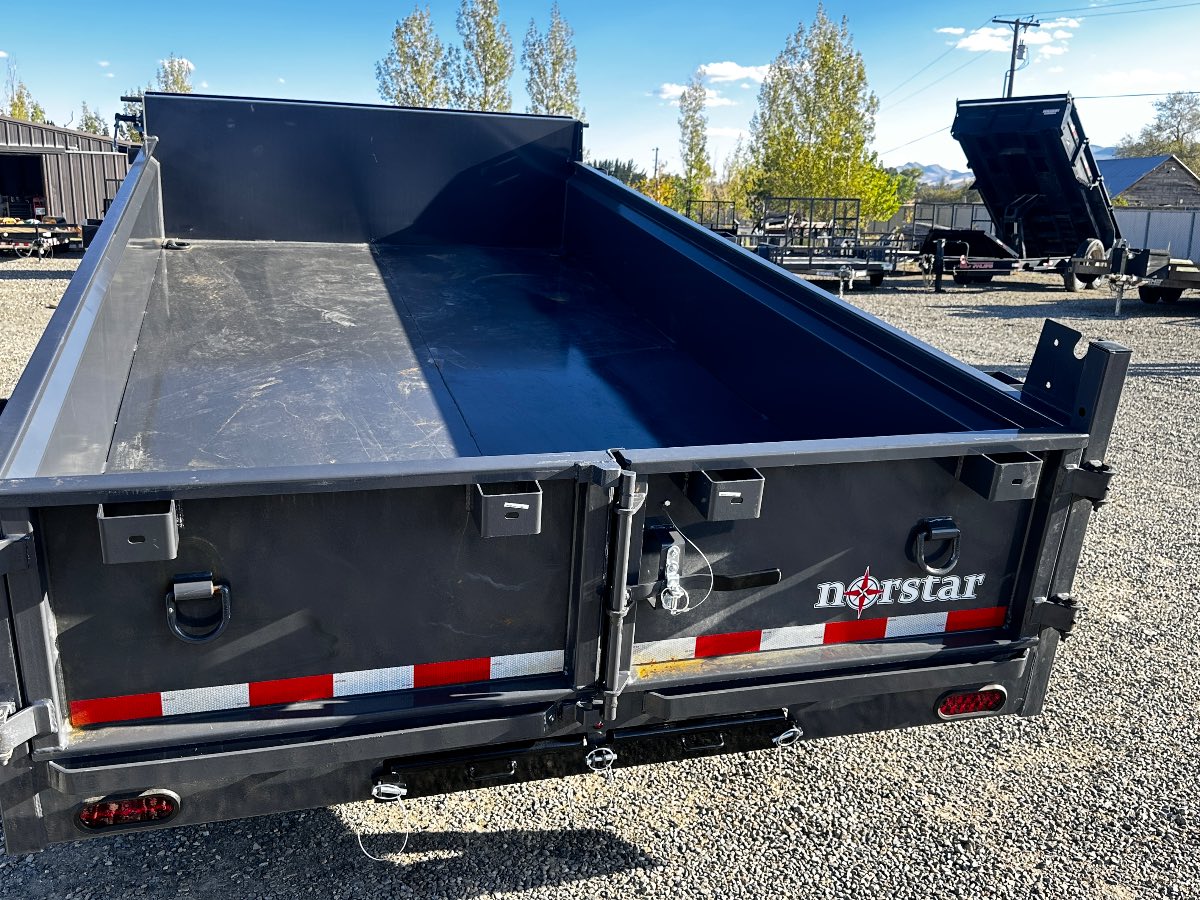 2026 Norstar 14k 14' Dump New dump trailer, 14x82", 14,000 lb GVWR, for sale at The Trailer Store in Winnemucca, Nevada (I-80), stock #TTS-116553 — interior or cargo area
