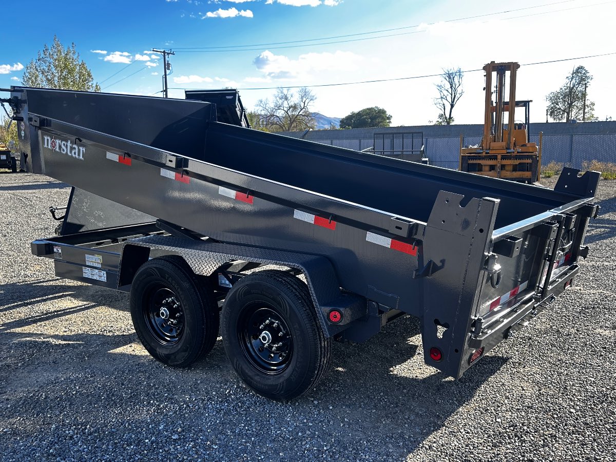 2026 Norstar 14k 14' Dump New dump trailer, 14x82", 14,000 lb GVWR, for sale at The Trailer Store in Winnemucca, Nevada (I-80), stock #TTS-116553 — optional equipment detail