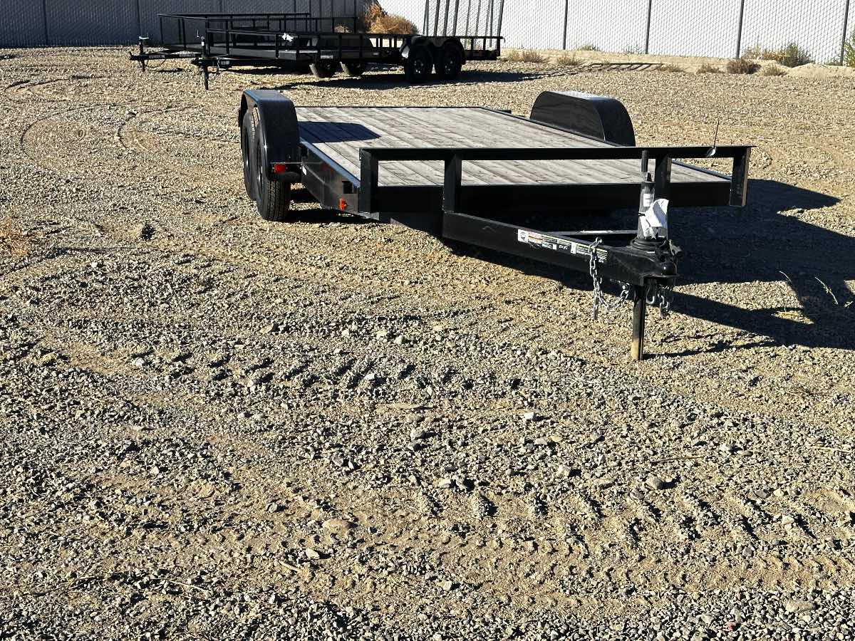 2025 Carry-On 7X16APFTSR1BRK New utility trailer, 82"X16, 7,000 lb GVWR, for sale at The Trailer Store in Winnemucca, Nevada (I-80), stock #TTS-N003216 — front view