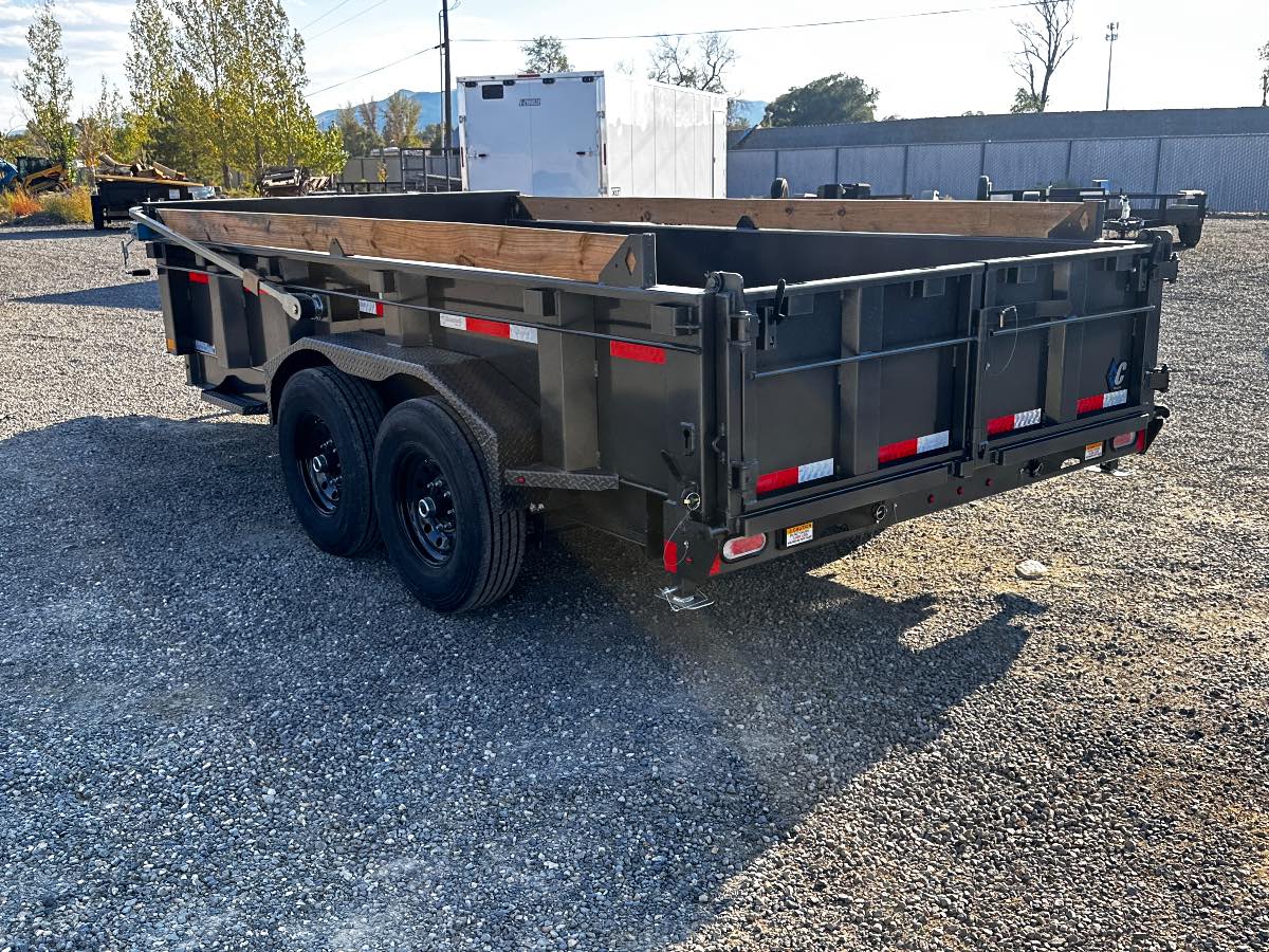 2027 Diamond C LPT 14X82 DUMP New dump trailer, 14'x82", 15,500 lb GVWR, for sale at The Trailer Store in Winnemucca, Nevada (I-80), stock #TTS-317054 — interior or cargo area