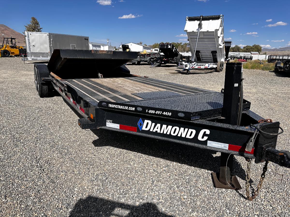 2026 Diamond C HDT21024x82 Used tilt deck trailer, 24'x82", 20,000 lb GVWR, for sale at The Trailer Store in Winnemucca, Nevada (I-80), stock #tts4501