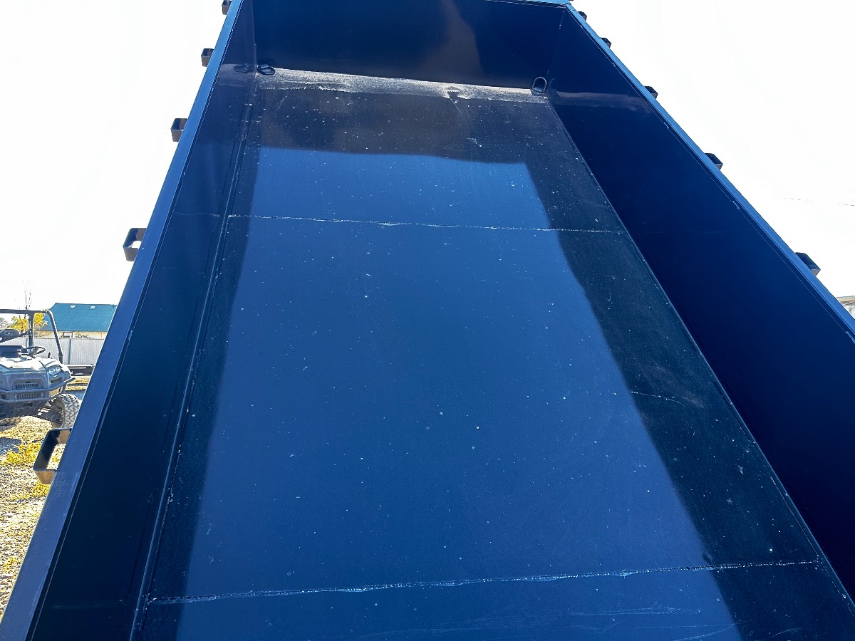 2026 Walton DHV 14' DUMP New dump trailer, 14'X82", 14,000 lb GVWR, for sale at The Trailer Store in Winnemucca, Nevada (I-80), stock #TTS-L000312 — axles and undercarriage