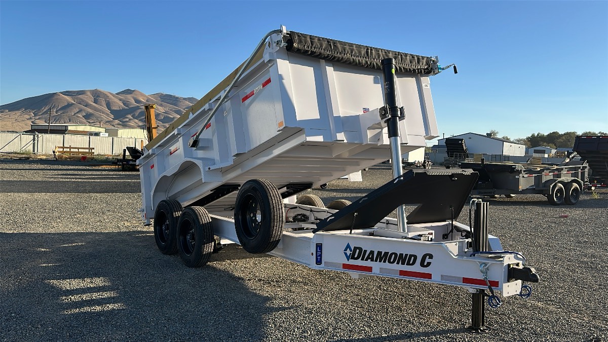 2027 Diamond C LPT 14x82 Pacesetter 18K New dump trailer, 14' x 82", 18,000 lb GVWR, for sale at The Trailer Store in Winnemucca, Nevada (I-80), stock #TTS-318837 2027 Diamond C LPT 14x82 Pacesetter 18K New dump trailer, 14' x 82", 18,000 lb GVWR, for sale at The Trailer Store in Winnemucca, Nevada (I-80), stock #TTS-318837