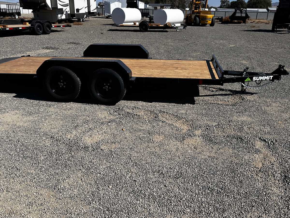 2027 Summit Trailers Alpine 7x16 Tilt New tilt deck trailer, 82”x16’, 7,000 lb GVWR, for sale at The Trailer Store in Winnemucca, Nevada (I-80), stock #TTS-021166 — front view
