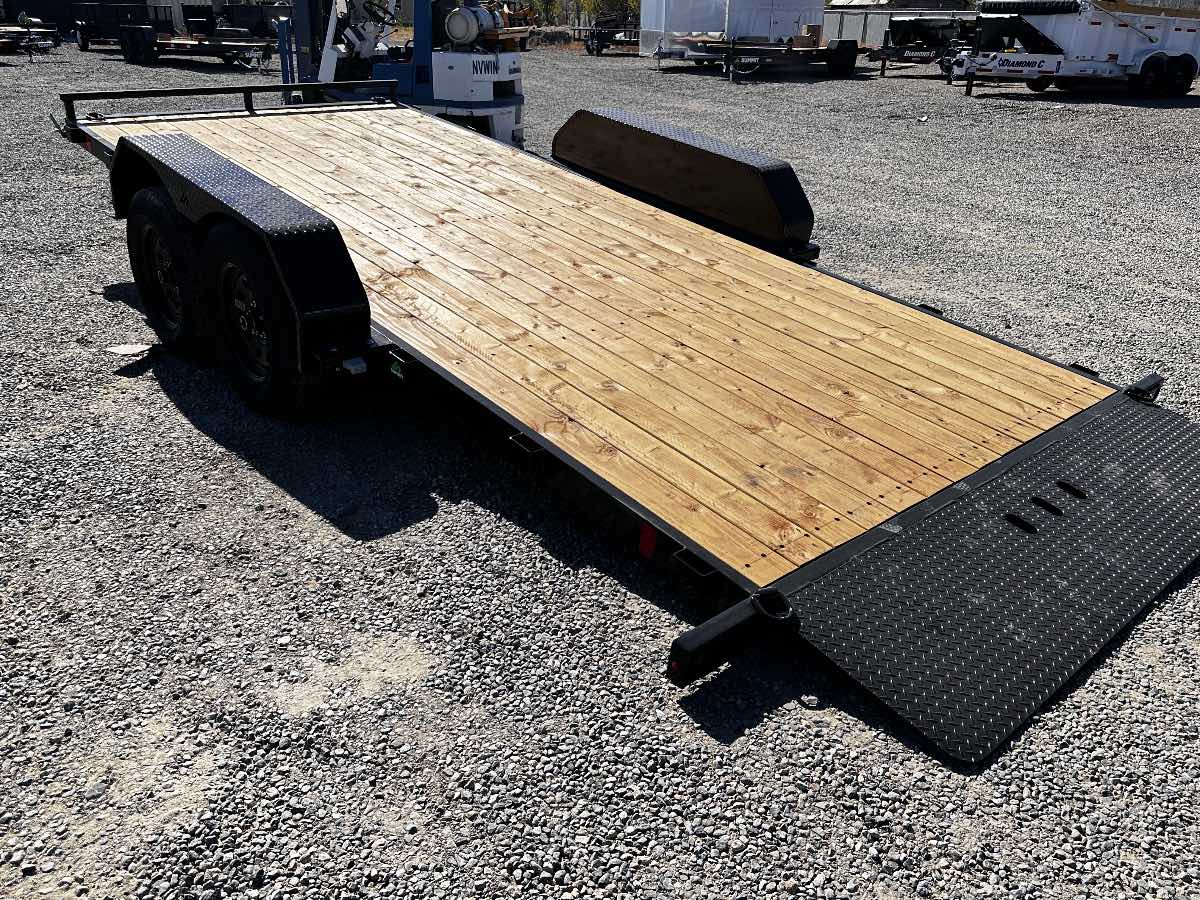 2027 Summit Trailers Alpine 7x16 Tilt New tilt deck trailer, 82”x16’, 7,000 lb GVWR, for sale at The Trailer Store in Winnemucca, Nevada (I-80), stock #TTS-021166 — hitch and tongue detail