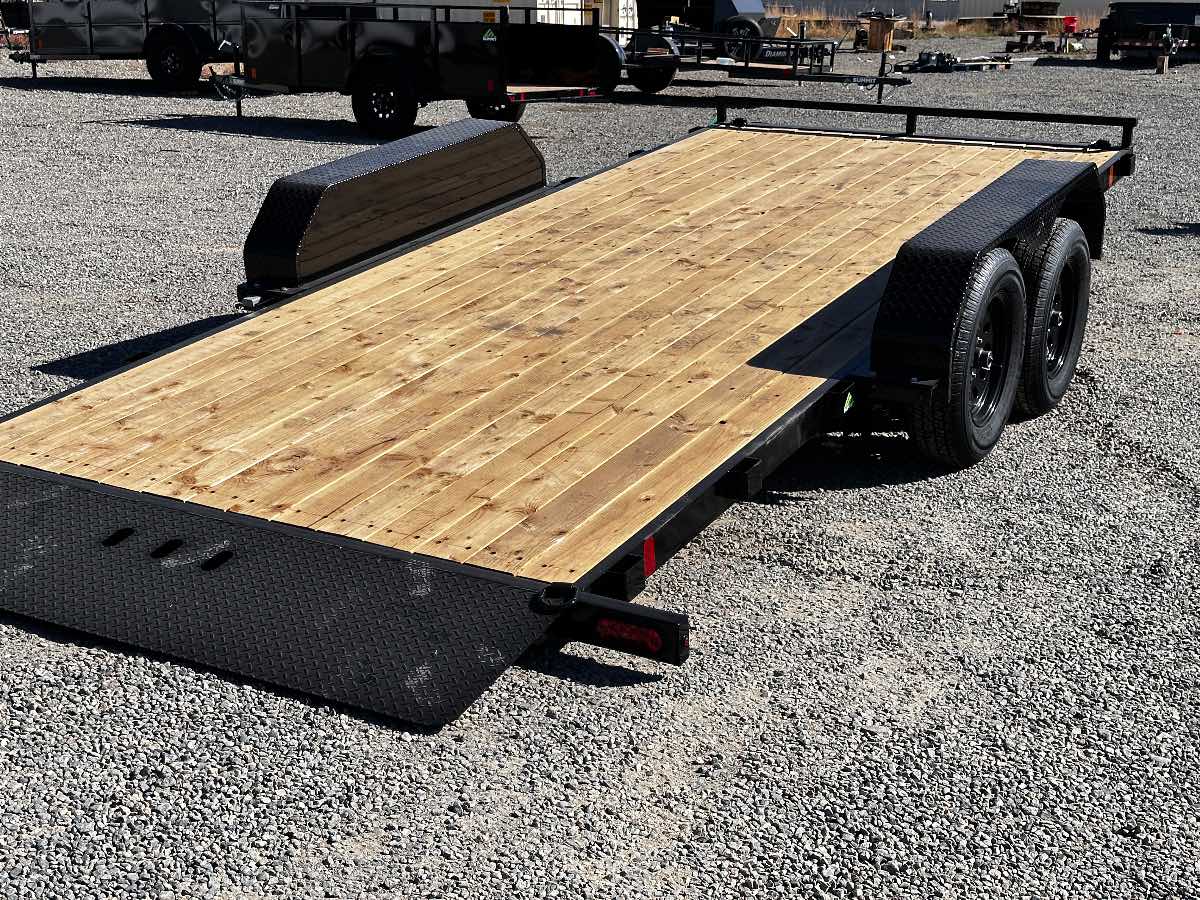 2027 Summit Trailers Alpine 7x16 Tilt New tilt deck trailer, 82”x16’, 7,000 lb GVWR, for sale at The Trailer Store in Winnemucca, Nevada (I-80), stock #TTS-021167 — interior or cargo area