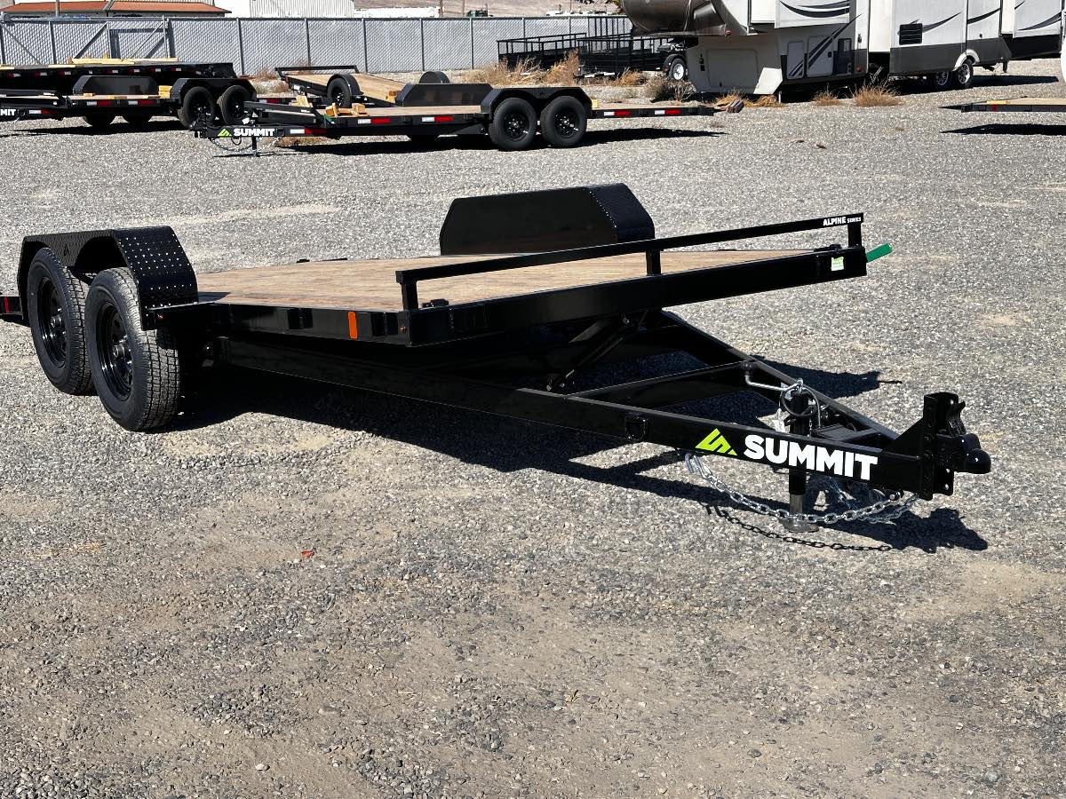 2027 Summit Trailers Alpine 7x16 Tilt New tilt deck trailer, 82”x16’, 7,000 lb GVWR, for sale at The Trailer Store in Winnemucca, Nevada (I-80), stock #TTS-021167 2027 Summit Trailers Alpine 7x16 Tilt New tilt deck trailer, 82”x16’, 7,000 lb GVWR, for sale at The Trailer Store in Winnemucca, Nevada (I-80), stock #TTS-021167