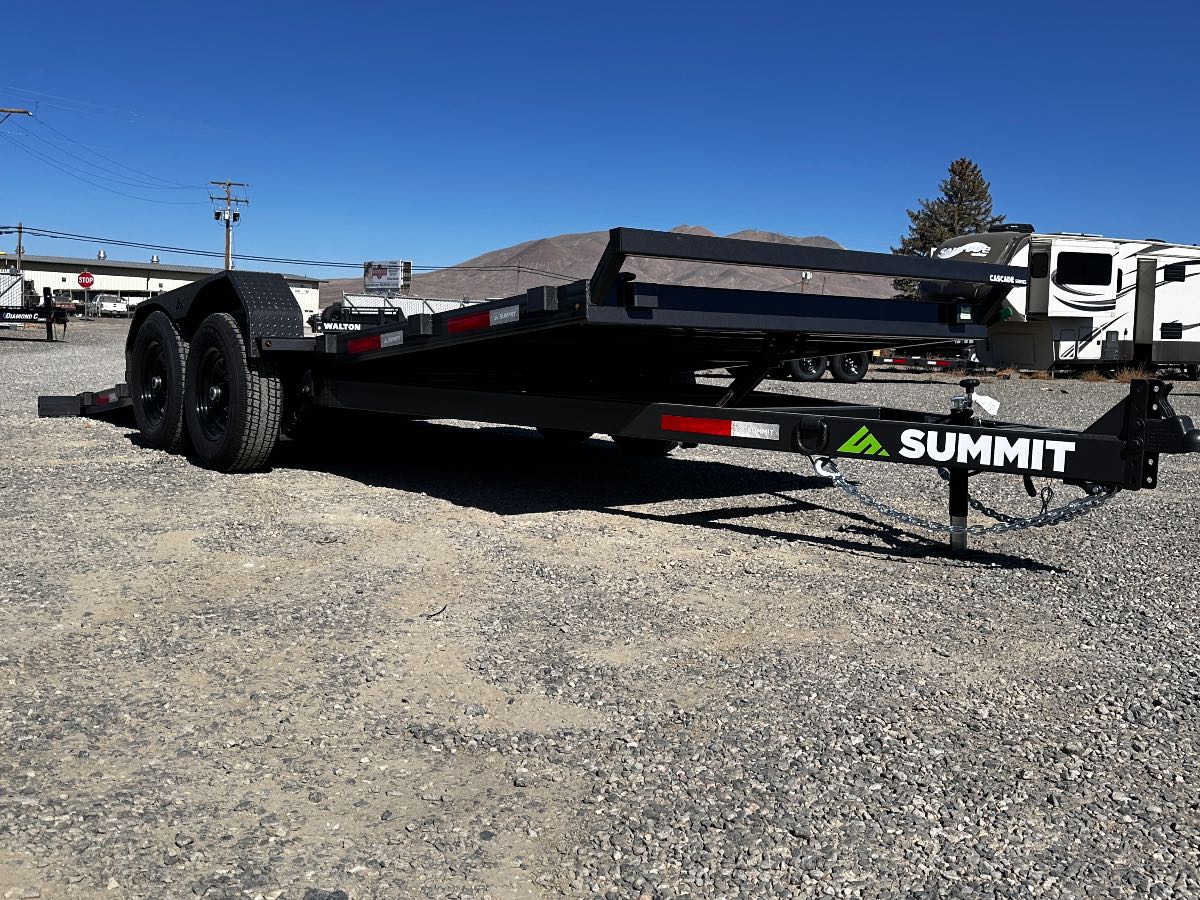 2027 Summit Trailers Cascade 7x18 Tiltbed New tilt deck trailer, 82”x18’, 9,990 lb GVWR, for sale at The Trailer Store in Winnemucca, Nevada (I-80), stock #TTS-021170 2027 Summit Trailers Cascade 7x18 Tiltbed New tilt deck trailer, 82”x18’, 9,990 lb GVWR, for sale at The Trailer Store in Winnemucca, Nevada (I-80), stock #TTS-021170