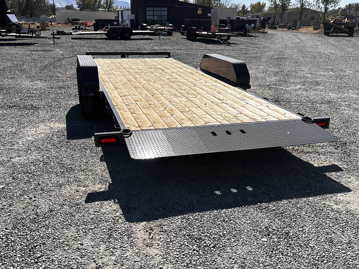 2027 Summit Trailers Cascade 7x18  Tiltbed New tilt deck trailer, 82”x18’, 9,990 lb GVWR, for sale at The Trailer Store in Winnemucca, Nevada (I-80), stock #TTS-021170 — axles and undercarriage