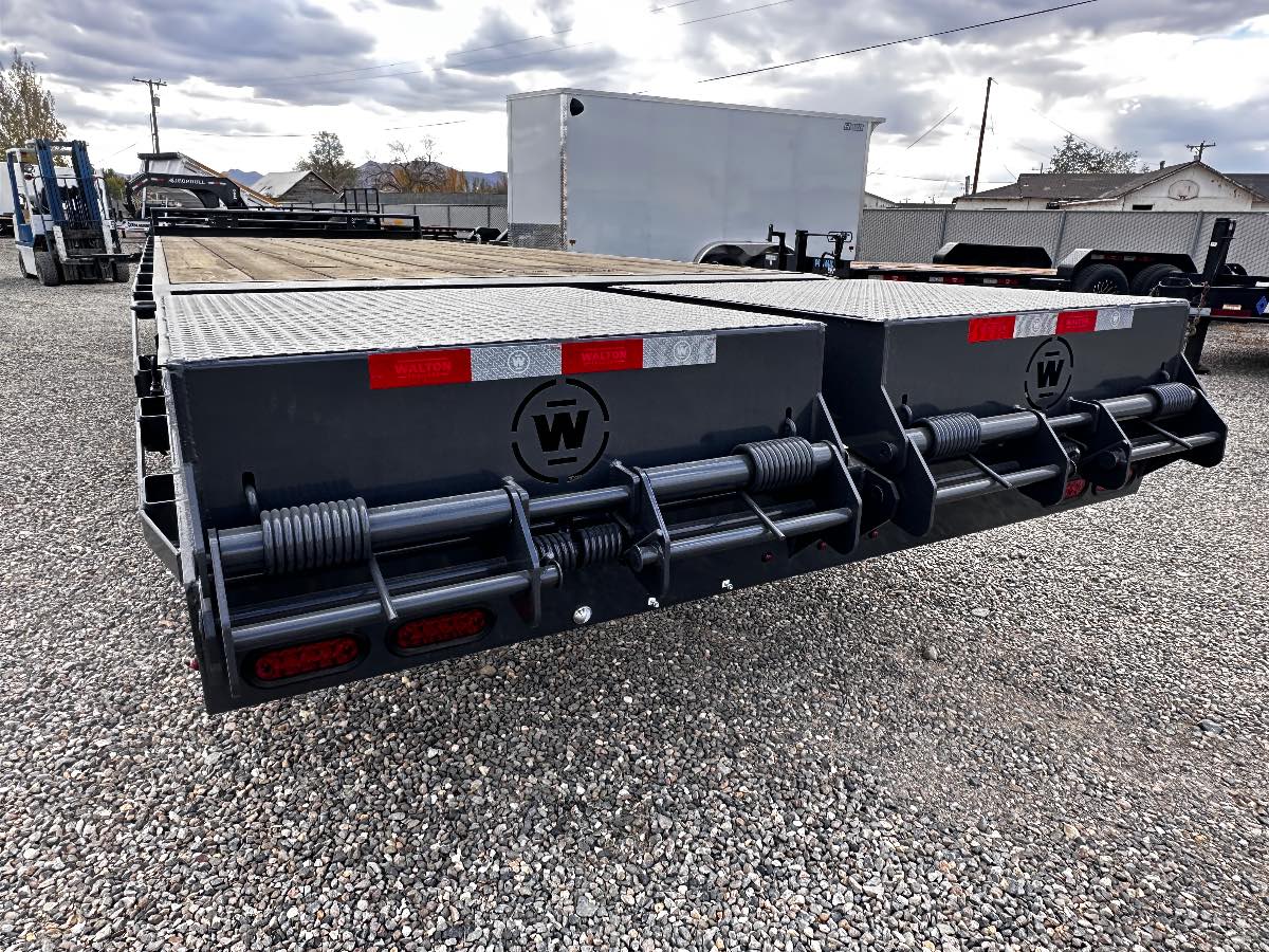2026 Walton Tandem Dual 26' Deck Over bumper pull New equipment / flatbed trailer, 26', 23,000 lb GVWR, for sale at The Trailer Store in Winnemucca, Nevada (I-80), stock #TTS-000327 — interior or cargo area