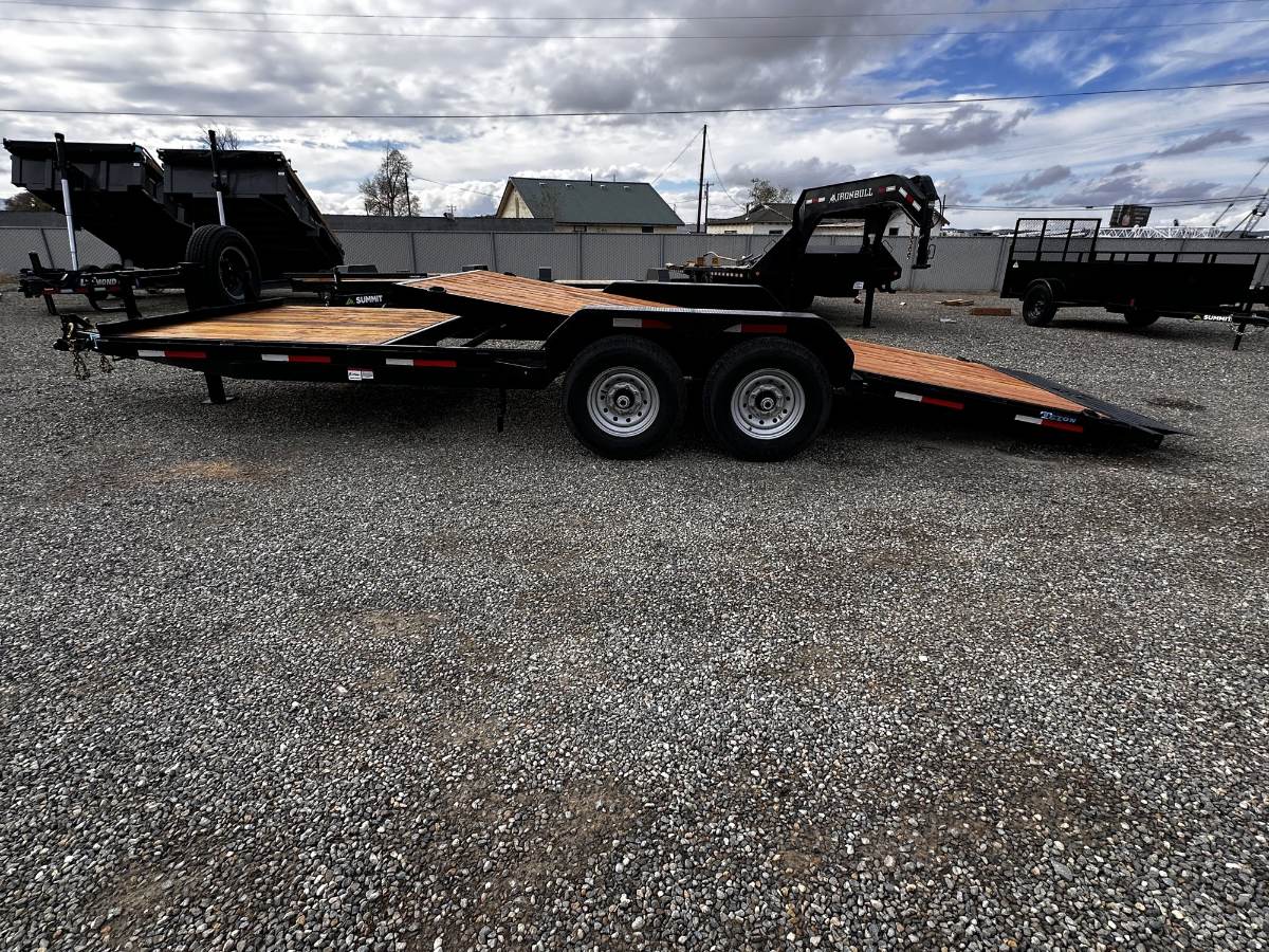 2027 Teton 22' Tilt Deck 16K New tilt deck trailer, 22', 16,000 lb GVWR, for sale at The Trailer Store in Winnemucca, Nevada (I-80), stock #TTS-400102 — interior or cargo area